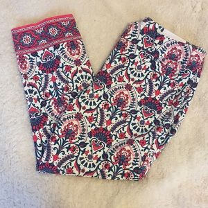 Floral Paisley Petite Cropped Marisa Pants